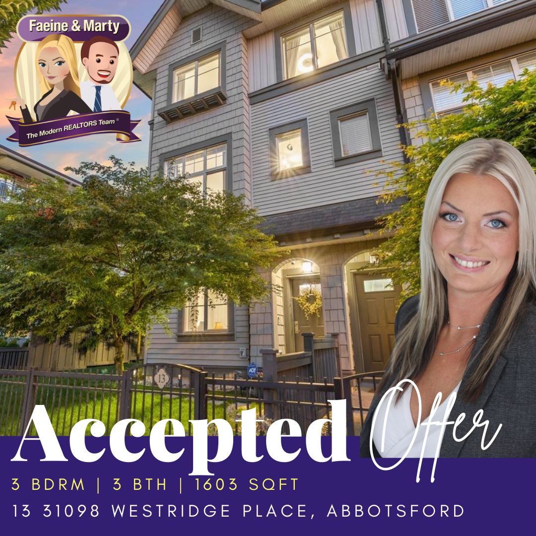 Accepted Offer - 13 31098 Westridge Place, Abbotsford